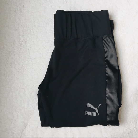 Puma Pants - NWOT full length puma leggings w/ design